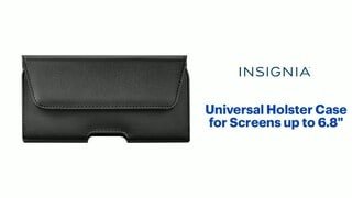 Insignia - Universal Holster Case for Screens up to 6.8 Features video 0 minutes 35 seconds