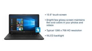 Features: HP 15.6 Touch-Screen Laptop video 0 minutes 40 seconds
