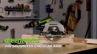 Greenworks Circular Saw Trailer video 0 minutes 34 seconds