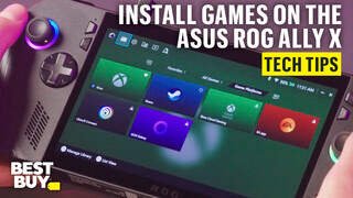 Install Games on the ASUS ROG Ally X video 0 minutes 59 seconds