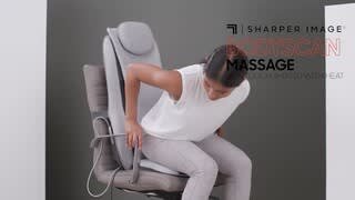 Shiatsu Realtouch Chair Pad with Heat Demo Video video 0 minutes 37 seconds