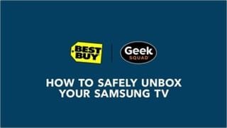 Safely Unbox Your Samsung TV video 3 minutes 00 seconds