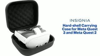 Insignia™ Hard-shell Carrying Case for Meta Quest 3 and Meta Quest 2 Features video 1 minutes 26 seconds