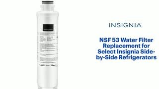 Insignia™ NSF 53 Water Filter Replacement Features video 0 minutes 56 seconds