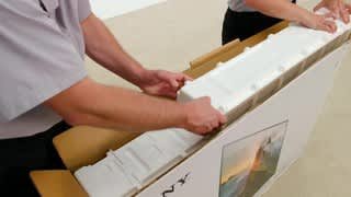 Safely Unbox Your Sony OLED TV video 3 minutes 02 seconds
