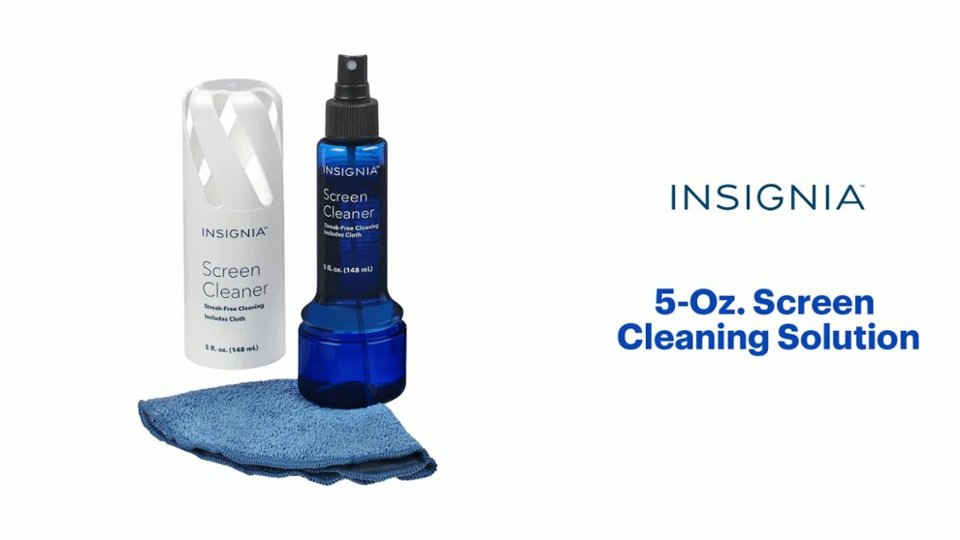 Insignia - 5 oz. Screen Cleaning Solution Features video 1 minutes 22 seconds