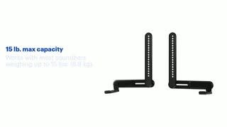 Best Buy essentials - Rear/Bottom Soundbar Wall Mount Features video 1 minutes 42 seconds