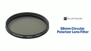 Platinum Circular Polarizer Lens Filter Features video 0 minutes 41 seconds