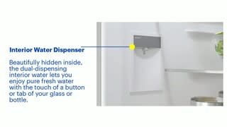 Bosch 800 Series 12.8 Cu. Ft Bottom-Freezer Counter-Depth Smart Refrigerator Features video 2 minutes 15 seconds