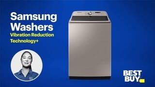 BBY Overview - Samsung Washers: Vibration Reduction video 0 minutes 45 seconds