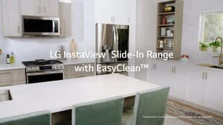 LG Slide In Range - EasyClean video 0 minutes 15 seconds