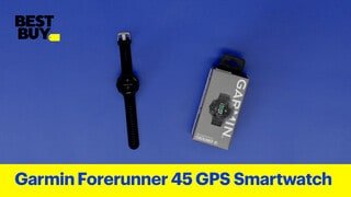 Best Buy Garmin Forerunner 45 GPS Smartwatch 42mm Fiber Reinforced Polymer Black 010 02156 05