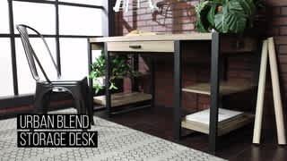 Walker Edison - Wood Office Desk - Overview video 0 minutes 19 seconds