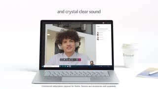 Surface Headphones 2 Teams Product Overview video 0 minutes 15 seconds