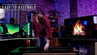 Arena Ultrawide Curved Gaming Desk - How To Video video 0 minutes 47 seconds