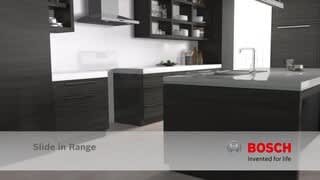 Bosch Slide-in Range Product Overview Video video 0 minutes 28 seconds