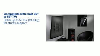 Tilting TV Wall Mount for Most 32-55" TVs Features video 1 minutes 51 seconds