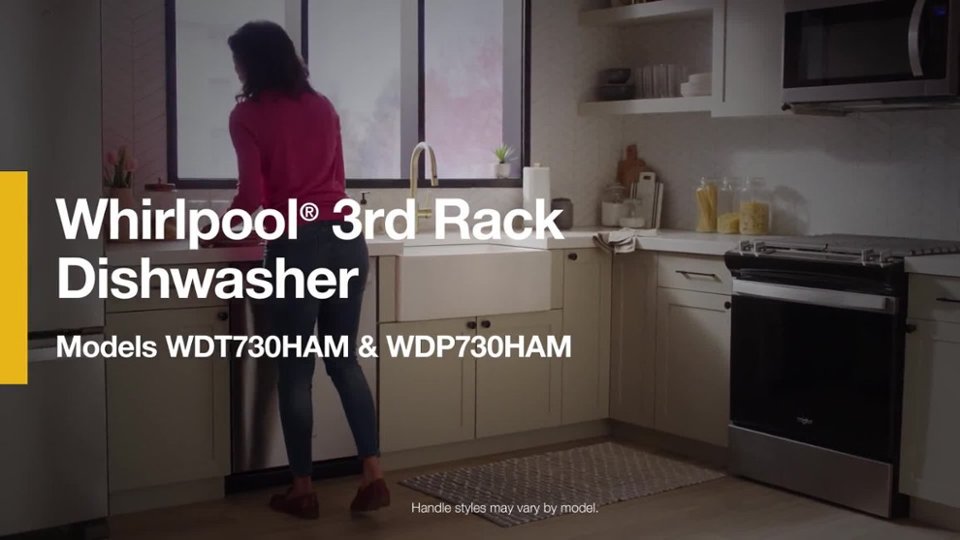 Whirlpool - WDT730HAM & WDP730HAM Dishwasher Product Overview video 0 minutes 53 seconds
