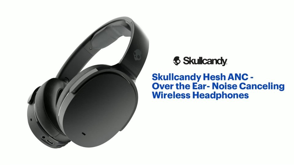 Skullcandy Hesh ANC - Over the Ear - Noise Canceling Wireless Headphones Features video 0 minutes 53 seconds
