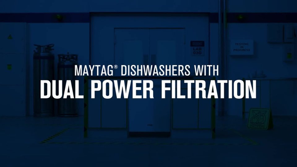 Maytag - Dishwasher Dual Power Filtration Torture Test Demo video 0 minutes 51 seconds
