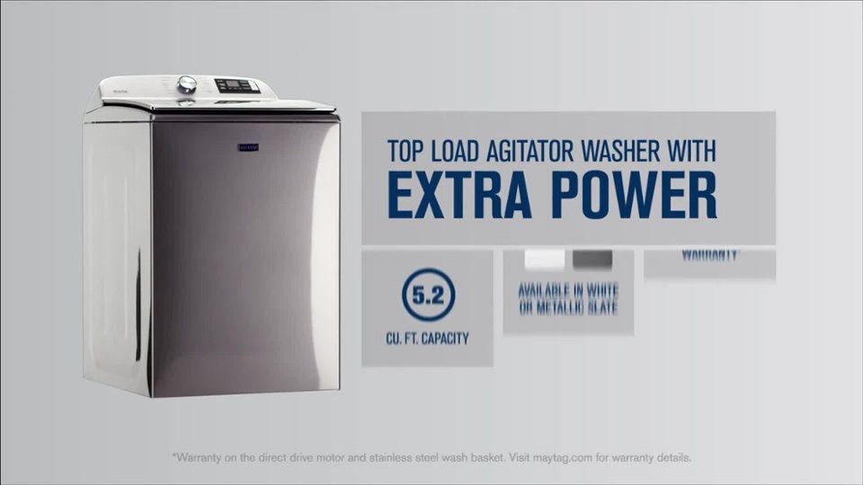 Maytag - MVW7230H Product Info video 0 minutes 48 seconds