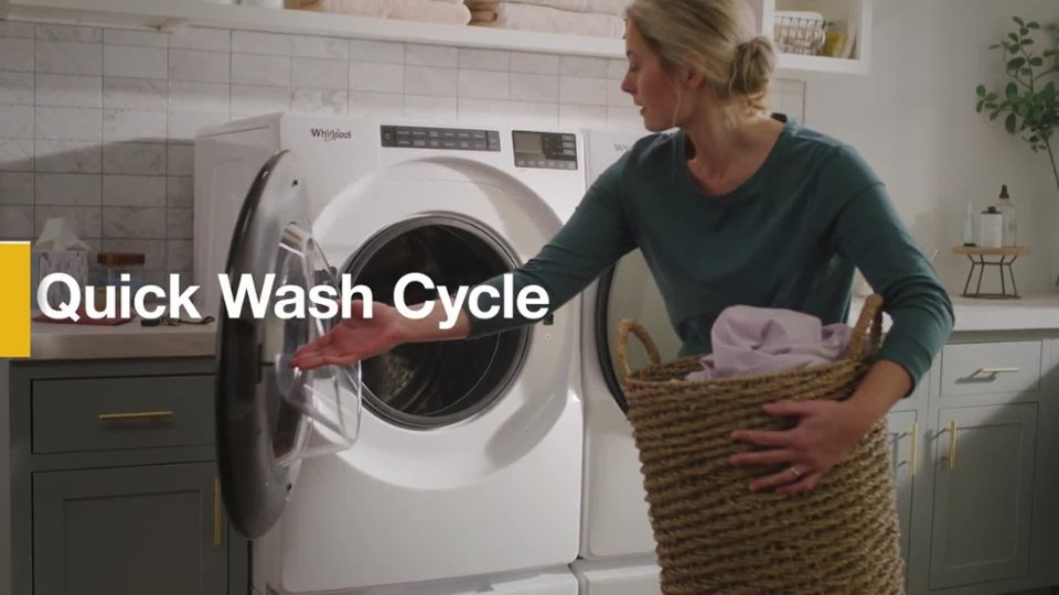 Whirlpool - WFW5605M Quick Wash Cycle Product Feature video 0 minutes 26 seconds