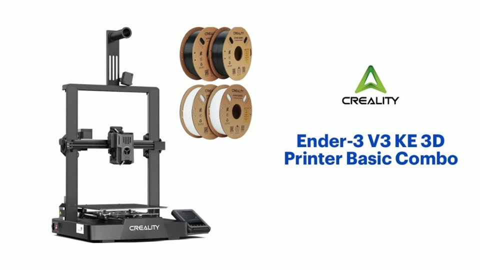 Creality - Ender-3 V3 KE 3D Printer Basic Combo Features video 0 minutes 51 seconds