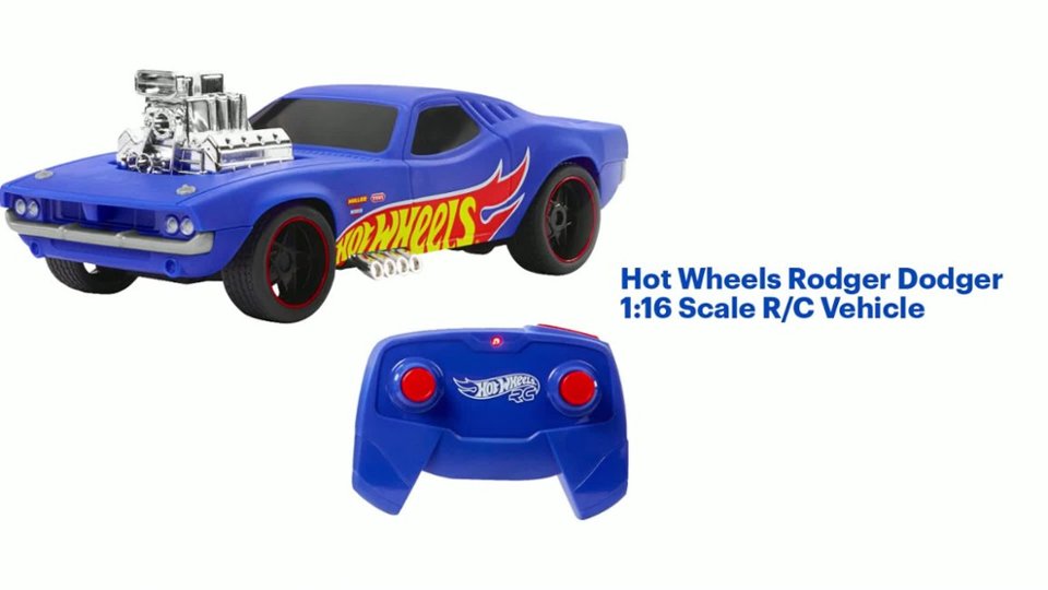 Hot Wheels - Roger Dodger 1:16 Scale R/C Vehicle Features video 0 minutes 46 seconds