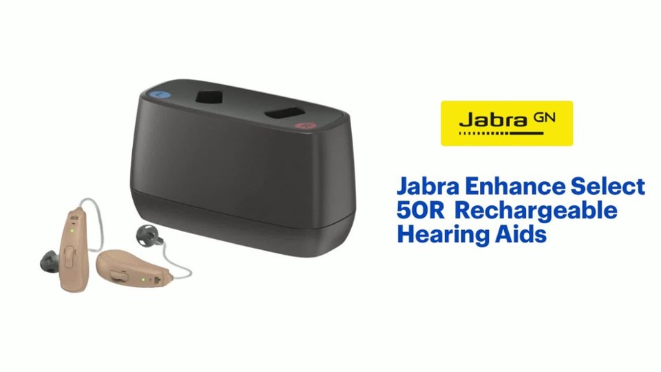 Jabra - Enhance Select 50R Rechargeable Hearing Aids Features video 1 minutes 53 seconds