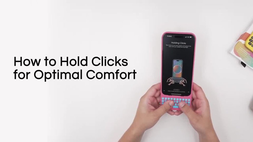 How to Hold Clicks for Optimal Comfort video 0 minutes 14 seconds