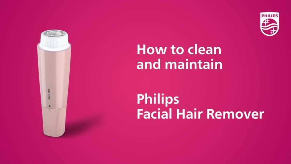 How to care for Philips - Series 5000 Facial Hair Remover video 0 minutes 59 seconds