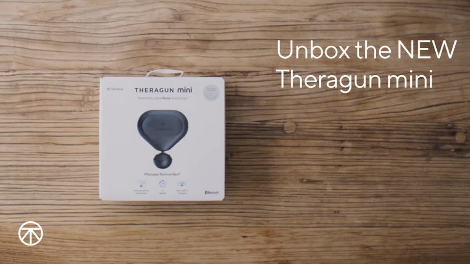 Unboxing - Theragun mini Portable Massage Gun (2nd Gen) video 0 minutes 48 seconds