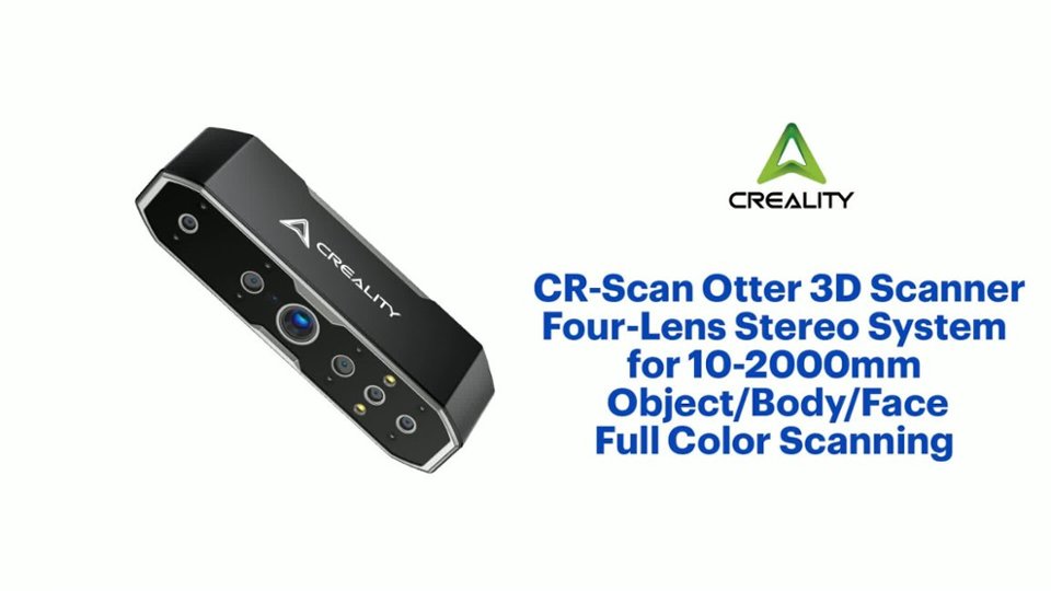 Creality - CR-Scan Otter 3D Scanner Features video 1 minutes 09 seconds