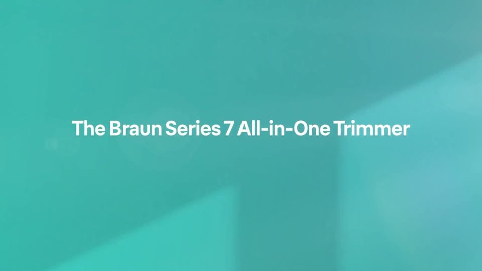 Braun - All in One 7 Oveview video 0 minutes 29 seconds