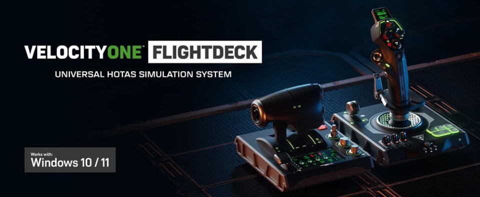 VelocityOne Flightdeck Universal HOTAS Overview video 1 minutes 16 seconds