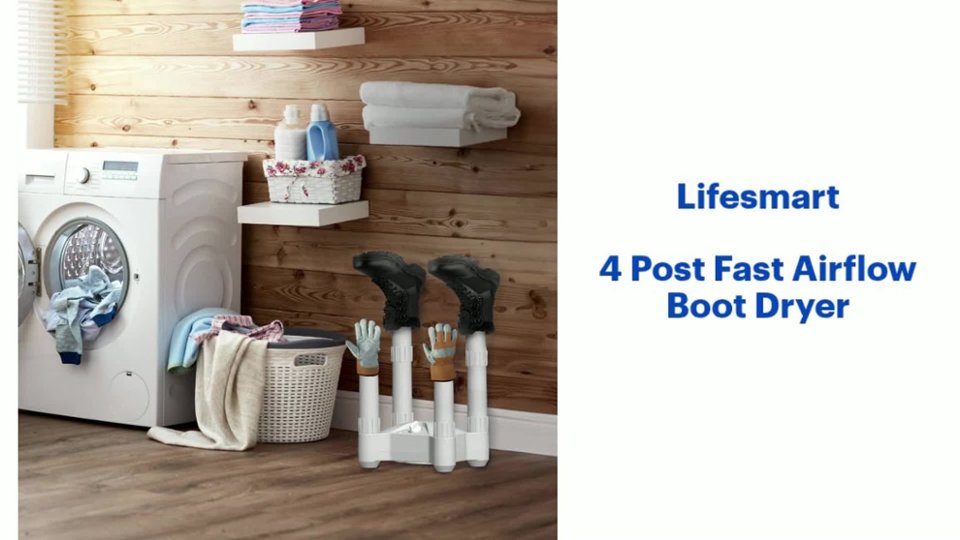 4 Post Fast Airflow Boot Dryer Features video 1 minutes 09 seconds
