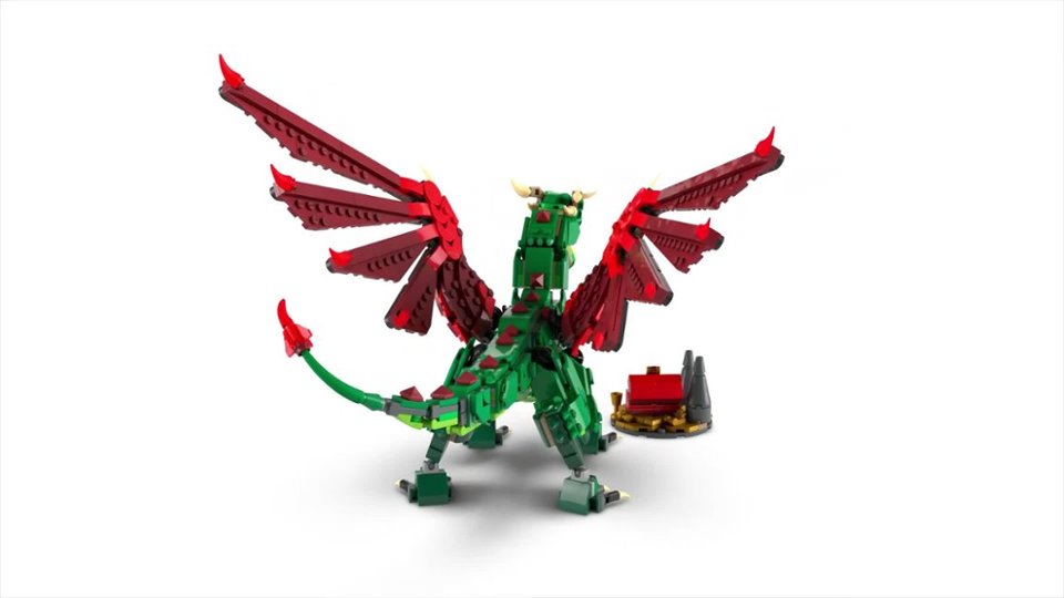 360 spin of Creator 3 in 1 Medieval Dragon Building Toy video 0 minutes 07 seconds