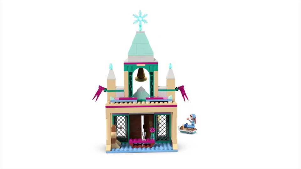 360 Spin of Disney Frozen: Arendelle Frozen Castle Building Toy video 0 minutes 07 seconds