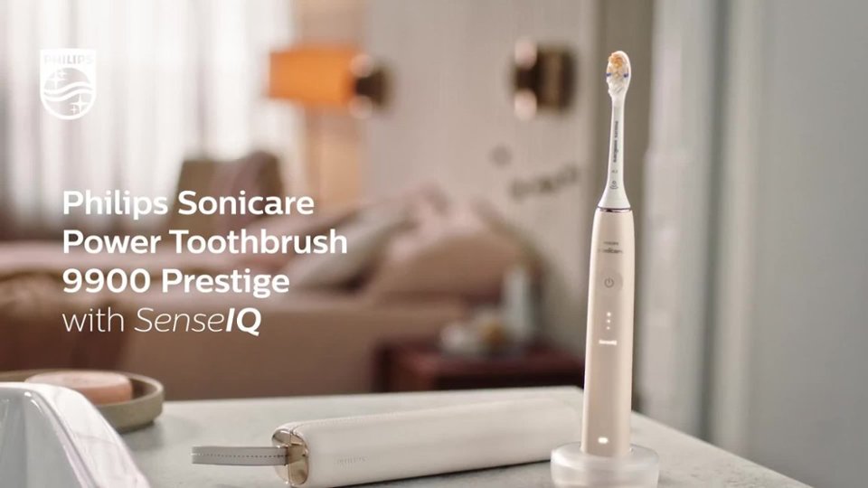 9900 Prestige Rechargeable Electric Toothbrush with SenseIQ video 1 minutes 06 seconds