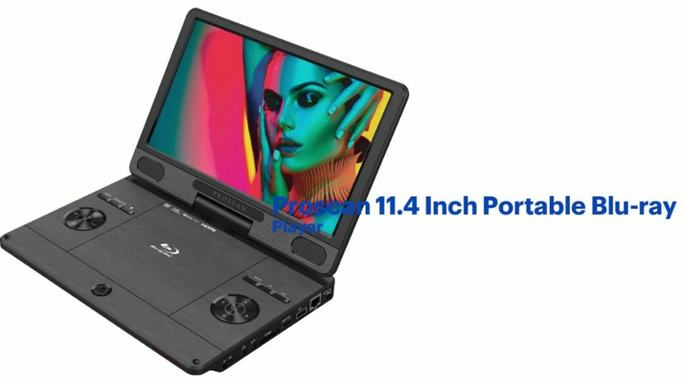 Proscan 11.4 Inch Portable Blu-ray Player Features video 1 minutes 14 seconds