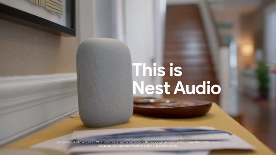 Google Nest Audio video 0 minutes 30 seconds