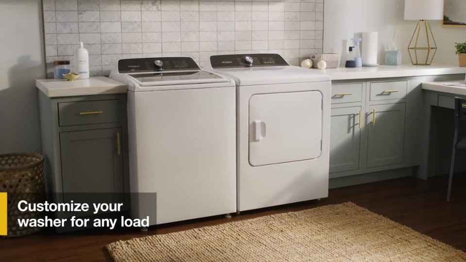 Whirlpool - Customize your Washer Product Info video 0 minutes 23 seconds