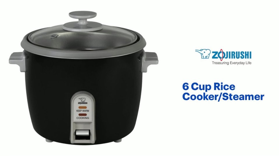Zojirushi - 6 Cup Rice Cooker/Steamer Features video 1 minutes 03 seconds