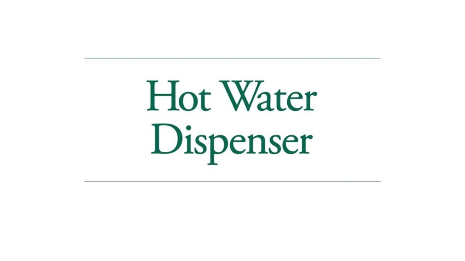 Hot Water Dispenser video 0 minutes 14 seconds