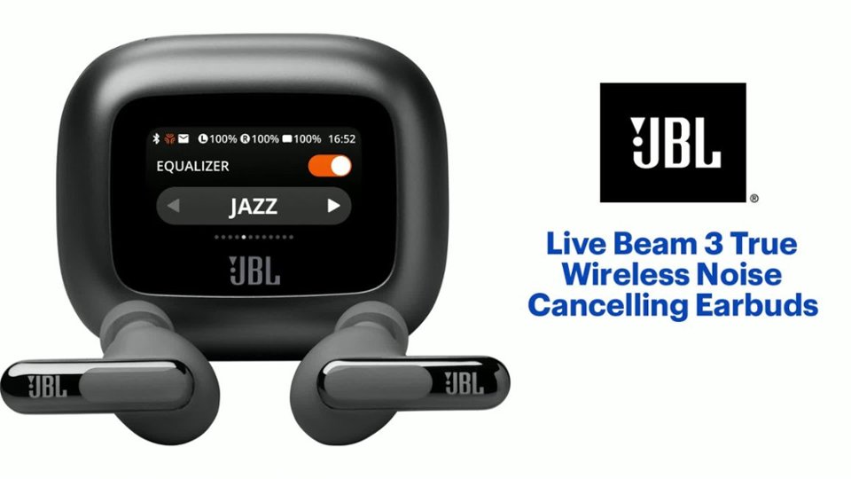 JBL - Live Beam 3 True Wireless Noise Cancelling Earbuds Features video 2 minutes 12 seconds