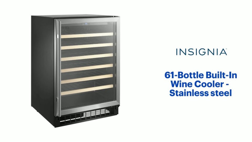 Insignia™ 61-Bottle Wine Cooler Features video 1 minutes 23 seconds