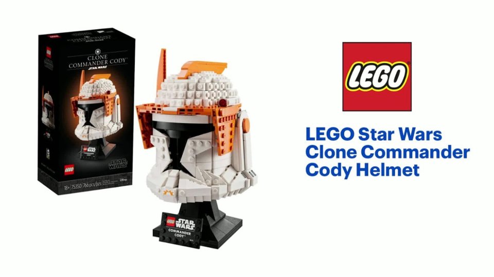 LEGO - Star Wars Clone Commander Cody Helmet 75350 - Multi Product Features video 1 minutes 07 seconds