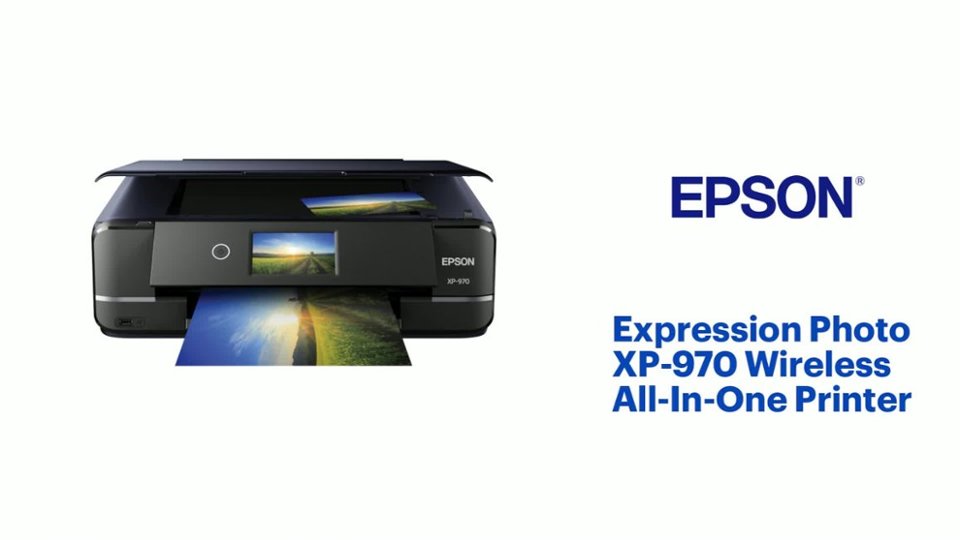 Epson Expression Photo XP-970 Wireless All-In-One Printer Features video 2 minutes 01 seconds