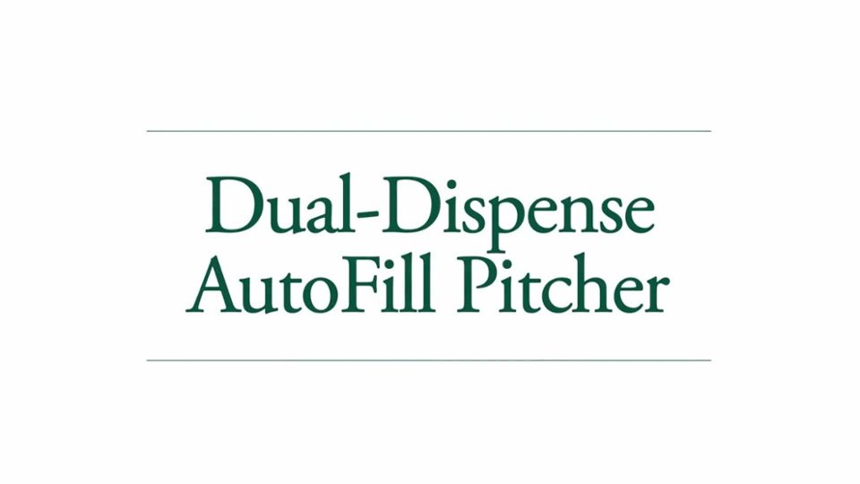 Dual Dispense Auto Fill Pitcher video 0 minutes 42 seconds