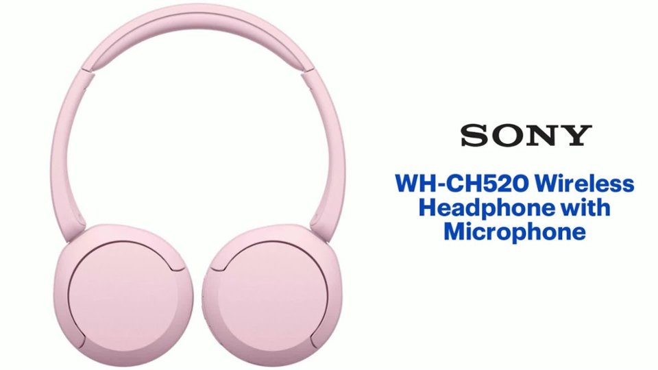 Sony - WH-CH520 Wireless Headphone Features video 2 minutes 18 seconds